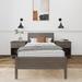 Lark Manor™ Aileana Solid Wood Panel Bed Wood in Brown | 37.5 H x 41 W x 75 D in | Wayfair B7D14300CCC94716A9BAD3E9E13B46B0