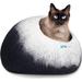 Feltcave Medium Cat Cave Bed - Cute Cat Bed Cave Handcrafted From Flawless Merino - Snuggly Cat Caves For Indoor Cats | Wayfair FLTC_BLCKWH