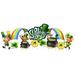 The Holiday Aisle® 11 Piece St. Patrick's Day Yard Sign Set Plastic in Green/Yellow | 35 H x 24 W x 0.15 D in | Wayfair