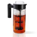 QXXSJ 1pc Cold Brew Pot, High Borosilicate Insulated Coffee Cup, Hand-brewed Coffee Maker & Tea Infuser in Black | 9.6 H x 4 W x 4 D in | Wayfair
