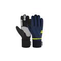 Skihandschuhe REUSCH "Hike & Ride STORMBLOXX" Gr. 9,5, blau (blau, gelb) Damen Handschuhe Sporthandschuhe