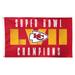 WinCraft Kansas City Chiefs Super Bowl LVII Champions 3' x 5' Single-Sided Deluxe Flag