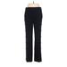 Ann Taylor Casual Pants - High Rise Straight Leg Boyfriend: Black Bottoms - Women's Size 2 Petite