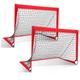 Hengda But de Football Lot de 2 pcs pour enfants. filet de football pliable Mini Cage de football