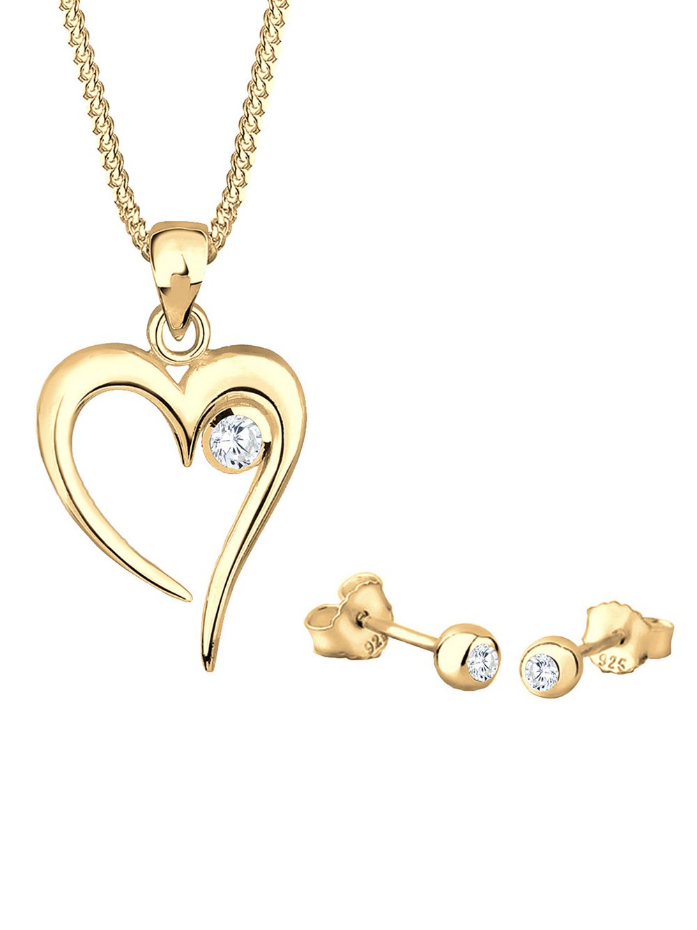 Elli Schmuckset Damen gold, 45