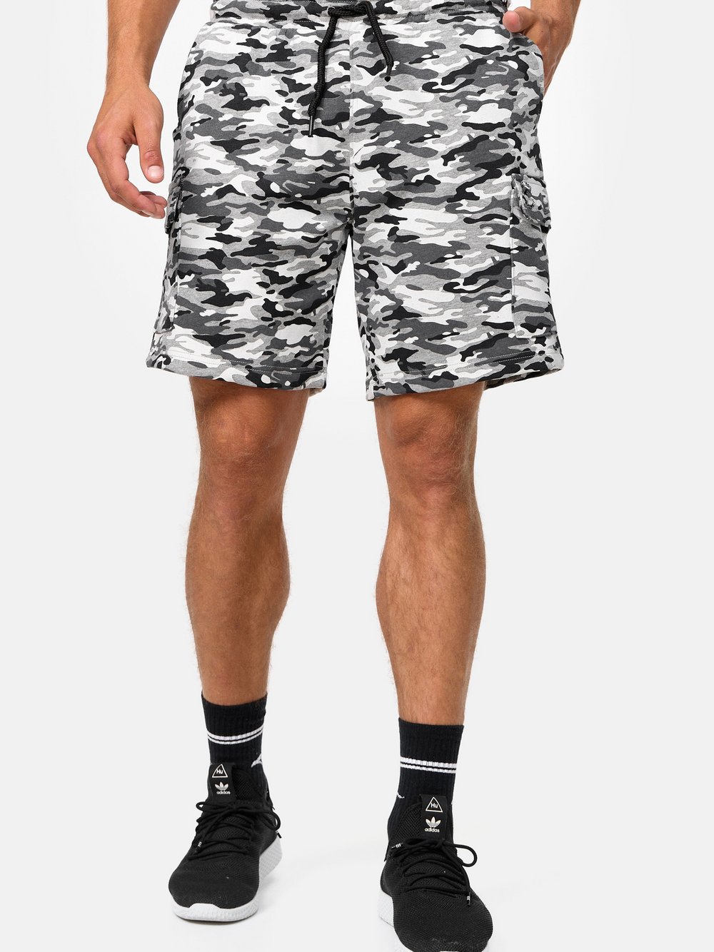 Indicode Shorts Sweat Herren schwarz, XXL Image