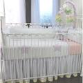 Brandee Danielle Babette 3 Piece Crib Bedding Set Cotton in Gray | Wayfair 1393PBBT