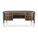 Michael Amini Villa Cherie Desk Wood in Brown | 30.5 H x 66 W x 30 D in | Wayfair N9008207-410