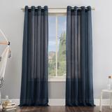 No. 918 Erica Crushed Voile Sheer Grommet Curtain Panel, Single Panel