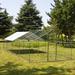 Chicken Coop,Large Metal Chicken Coop Walk-in Poultry Cage, Hen Run House Playpen Rabbit Hutch for Outdoor Backyard Farm Use