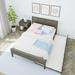 Max and Lily Full-Size Bed with Panel Headboard and Trundle