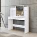 Latitude Run® Vanity Wood in White | 53.74 H x 42.52 W x 15.35 D in | Wayfair CE308FA088844AB8A645E9E148414935