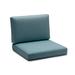 METADRI Quick Dry Outdoor Chaise Lounge Cushion, 26" W X 82" L X 2.5" H, Sunbrella Cast Shale, in Green/Gray/Blue | 5 H x 24 W x 24 D in | Wayfair