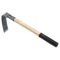 17.32 Hoe Garden Tool All Steel Forged Hoe Weed Removal Pick Digging Tool for Garden Digging Planting Grey