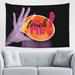 Don t Touch Me Slogan Tapestry Abstract Wall Hanging Tapestries Dorm Room Home Decor 60 x 40