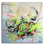 Epic Art Confront by Taka Sudo Acrylic Glass Wall Art 36 x36