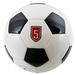 Epic Black & White Retro Old-School Classic Practice Soccer Ball (Sizes 3 4 5)