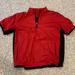 Adidas Jackets & Coats | Adidas Short Sleeve Golf Windbreaker | Color: Red/Tan | Size: M