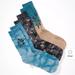 American Eagle Outfitters Underwear & Socks | Ae 2; 3 Pack Desert Scenes 1 Multi-Colored Low Cut 5 Pack & 1 Fairisle Deer Sock | Color: Black/White | Size: Os