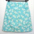 Lilly Pulitzer Skirts | Lilly Pulitzer Rare Vintage 1960's "The Lilly" Skirt Blue/White Butterfly Print | Color: Blue/White | Size: M
