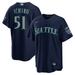 Men's Nike Ichiro Suzuki Navy Seattle Mariners Alternate Replica Player Jersey