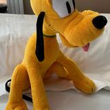 Disney Toys | Disney Mickey Mouse Dog Pluto Plush 13” Stuffed Animal Toy | Color: Orange/Yellow | Size: Osbb
