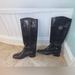 Tory Burch Shoes | Dark Brown Tory Burch Riding Boots. Great Condition. Size 9 | Color: Brown | Size: 9