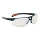 Honeywell 1015689 Protege Floating Lens Eyewear Metallic Black Frame with Silver Indoor/Outdoor Lens