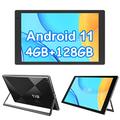 Android Tablet 10.1 inch,4GB RAM,128GB ROM (512GB Expandable),6000mAh Battery,Android 11 Google GMS Tablet,2MP Front Camera, 8MP Rear Camera,WiFi,Bluetooth,HD Touch Screen Tablets