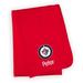 Infant Red Winnipeg Jets Personalized Blanket