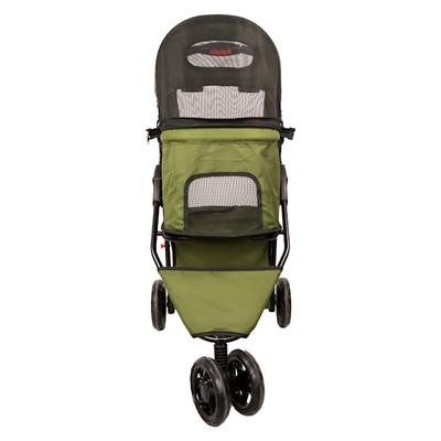 AmorosO Pet Green Dog Jogging Stroller, 32" L X 15" W X 7" H