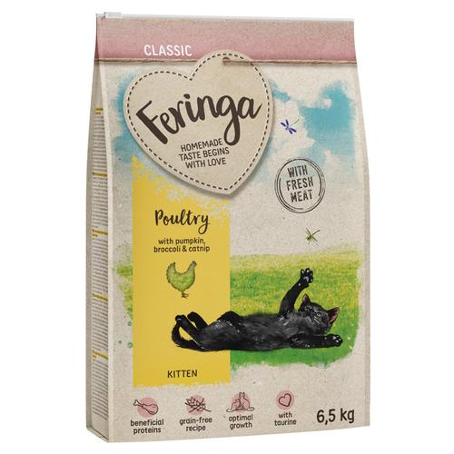 6,5kg Feringa Kitten Classic Geflügel Katzenfutter trocken