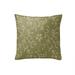 The Tailor's Bed Selby Cotton Blend Throw Square Pillow Cover & Insert Polyester/Polyfill/Cotton Blend in Yellow | 24 H x 24 W x 3 D in | Wayfair