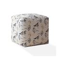 Red Barrel Studio® Box Cushion Ottoman Slipcover Linen in Gray | 17 H x 17 W x 17 D in | Wayfair 2E77A8B9C5AA4BA5A12D94FEBD8E083B