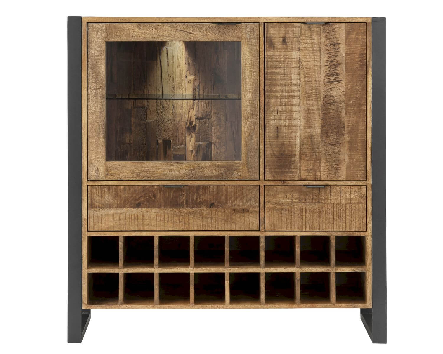 MassivHolz »Cayro« Weinschrank 116x113x42 cm
