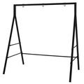 GZXS Heavy Duty Metal Swing Frame Extra Large Swing Stand for Kids and Adults Supports up to 440 LBS Fits for Most Swings Great for Indoor and Outdoor Activities Garden Backyard Playground