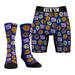 Men's Rock Em Socks New York Giants Local Food Lox Bagel Underwear and Crew Combo Pack