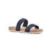 Women's Truly Sandals by Cliffs in Navy Smooth (Size 7 1/2 M)