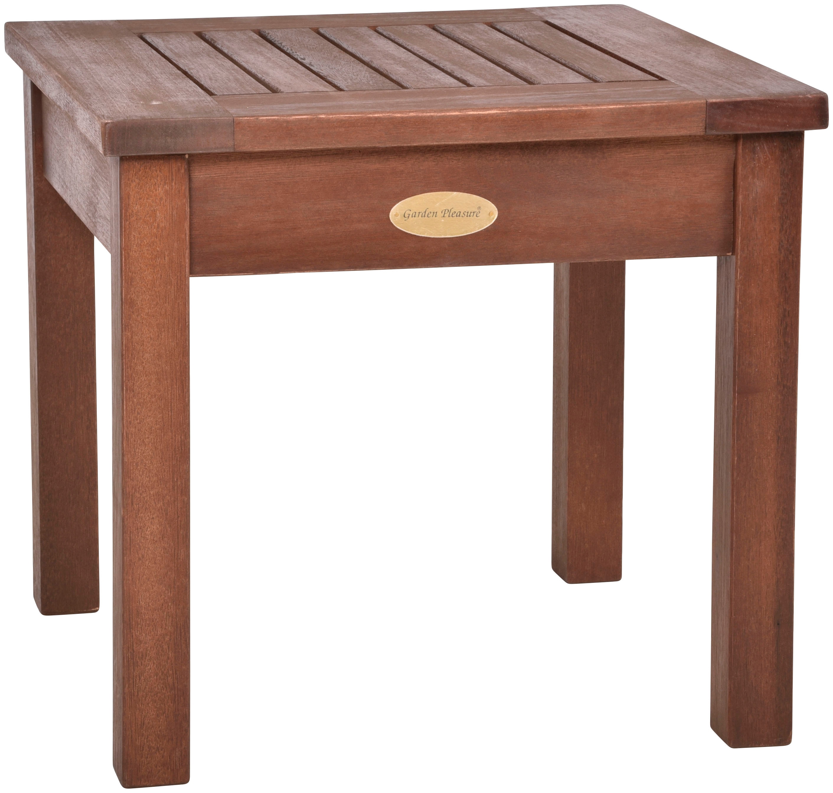 Gartentisch GARDEN PLEASURE "SONORA", braun (dunkelbraun, dunkelbraun, dunkelbraun), B:40cm H:35cm T:35cm, Tische