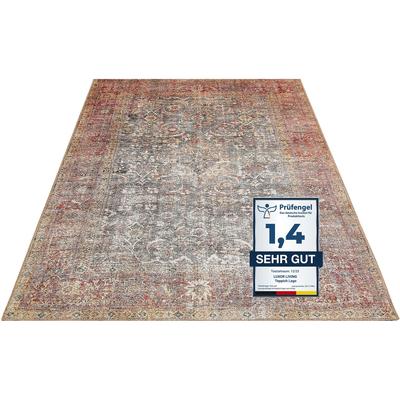 Teppich LUXOR LIVING "Lago", rot, B:160cm H:6mm L:230cm, Polyester, Teppiche, faltbarer Teppich, modernes Design, waschb