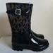 Michael Kors Shoes | Michael Kors Rain Boots | Color: Black | Size: 7.5