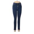 ASOS Jeans - High Rise Skinny Leg Denim: Blue Bottoms - Women's Size 28 - Dark Wash