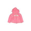 Puma Zip Up Hoodie: Pink Print Tops - Size 3-6 Month