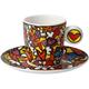 Espressotasse GOEBEL "Britto" Trinkgefäße Gr. 7 cm, bunt Espressotassen