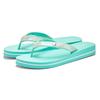 Badezehentrenner VENICE BEACH, Damen, Gr. 40, blau (mint), Obermaterial: 100% Textilmaterial. Futter: 100% Textilmaterial. Decksohle: 100% Synthetik. Laufsohle: 100% Synthetik, Glitzer, unifarben, casual, Schuhe, Sandale, Pantolette, Badeschuh...