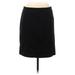 Adrienne Vittadini Casual Skirt: Black Solid Bottoms - Women's Size 8