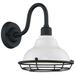 Newbridge; 1 Light; Small Outdoor Wall Sconce Fixture; Gloss White Finish