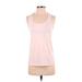 Under Armour Active Tank Top: Pink Activewear - Women's Size X-Small