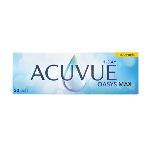 Johnson & Johnson Acuvue Oasys Max 1-Day MULTI (30er Packung) Tageslinsen (2.5 dpt, Addition Low (0,75 - 1,25) & BC 8.4) mit UV-Schutz