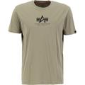 Alpha Industries Basic ML T-Shirt, grün, Größe M